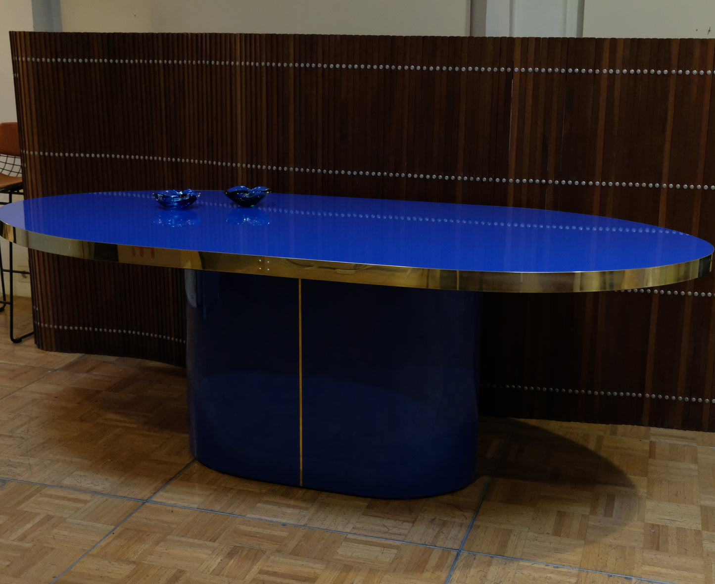 Table Malibu ovale ou rectangulaire d'inspiration vintage sur mesure