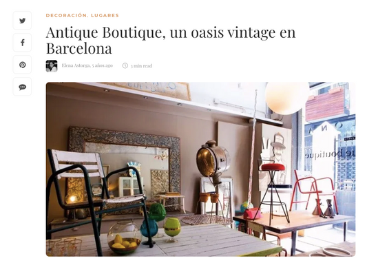 Moove - Antique Boutique, un oasis vintage en Barcelona