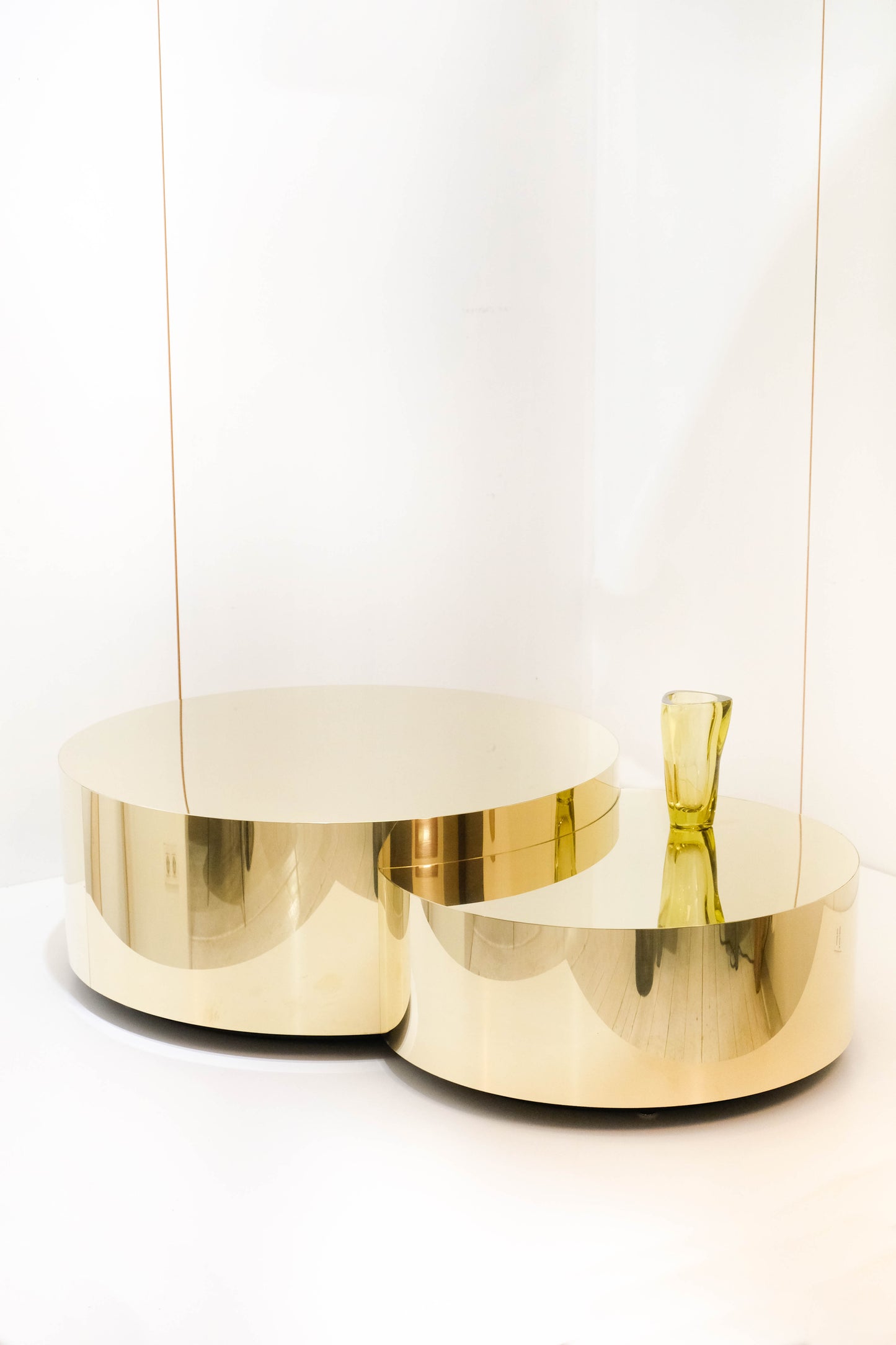 Luna Brass/Steel Tables Set - Fully Customizable Auxiliary Tables